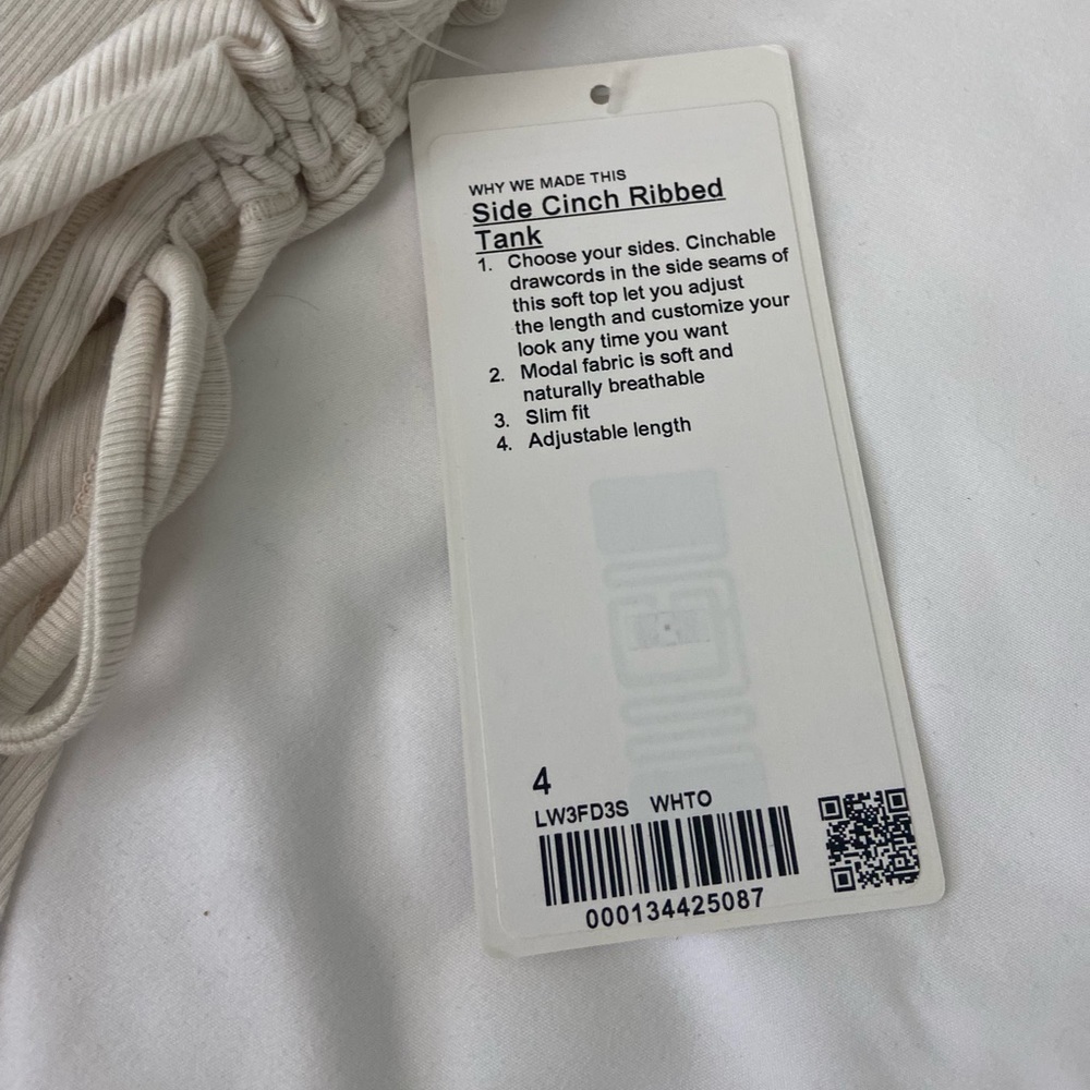 lululemon Side Cinch Ribbed Tee - Picture 8 of 12